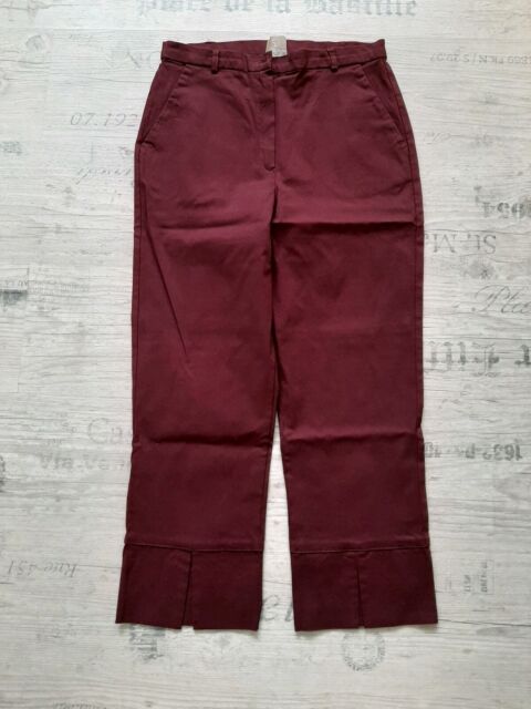 Damen Sommer Hose Von Lalique Gr 38 Weinrot Bordeaux Top Ebay