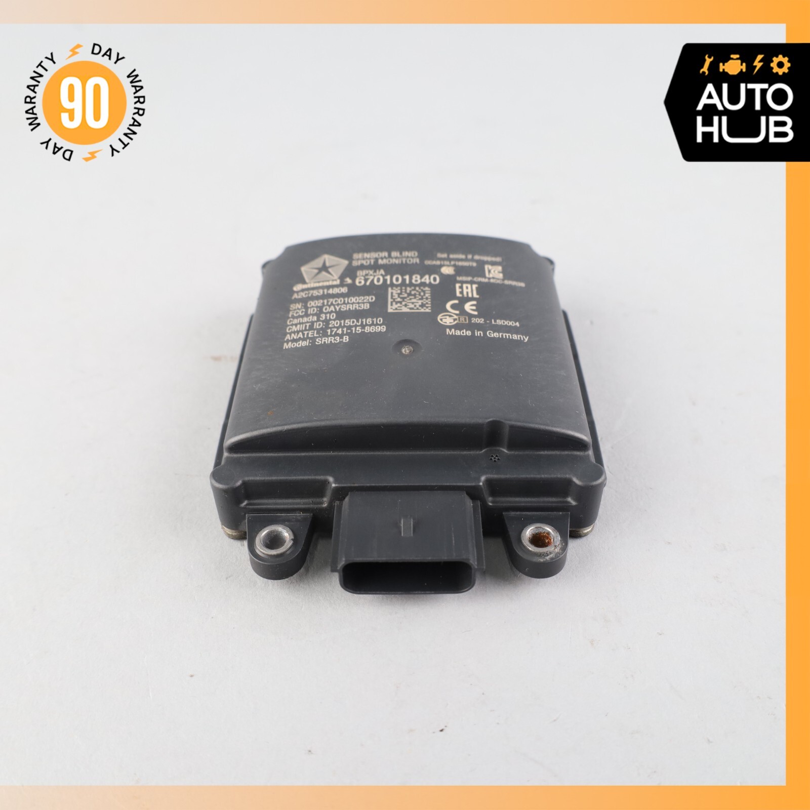 2018 Maserati Levante M161 Rear Left or Right Blind Spot Radar Sensor Module OEM
