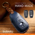 Subaru Genuine Leather Key Fob Cover | Top-Grain Case for Forester Outback WRX
