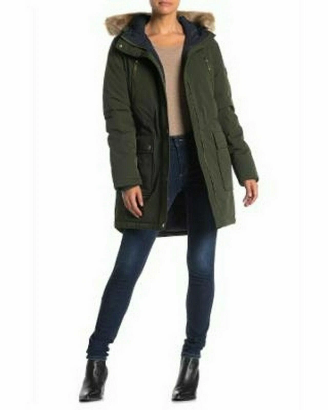 Cappotto a giacche nuovo con etichette Michael Michael Kors cappuccio pieno di etichette prezzo al dettaglio $330