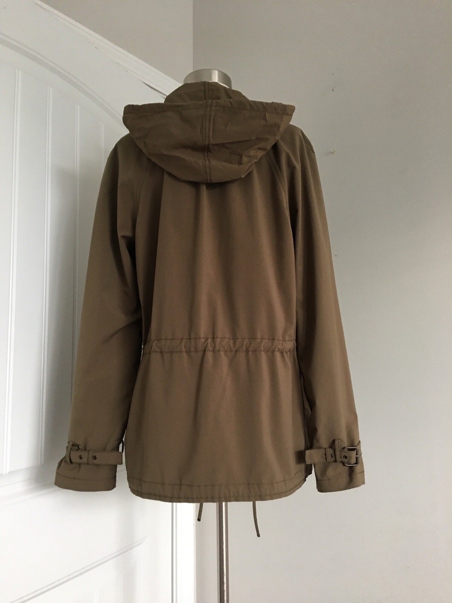 PHILOSOPHY di A FERRETTI コート PHILOSOPHY DI ALBERTA FERRETTI HIDDEN HOOD CINCH WAIST JACKET SZ 6
