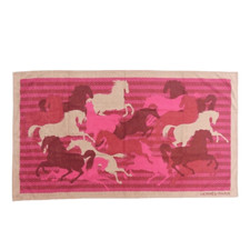 HERMES Paris Cotton Beach Towel Bath Mat Towel Horse 94×166cm