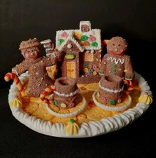 11 Piece Minature Gingerbread Tea Set - Tallest Piece 2 1/2"