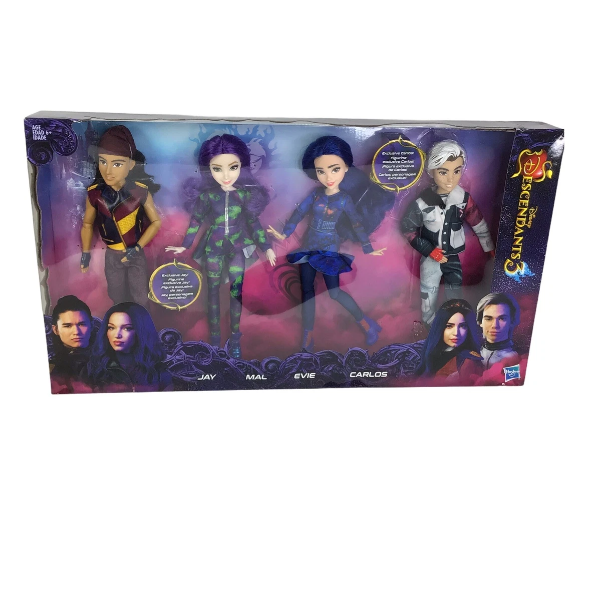 Disney Descendants 3 Isle of The Lost Collection 4 Pack Dolls