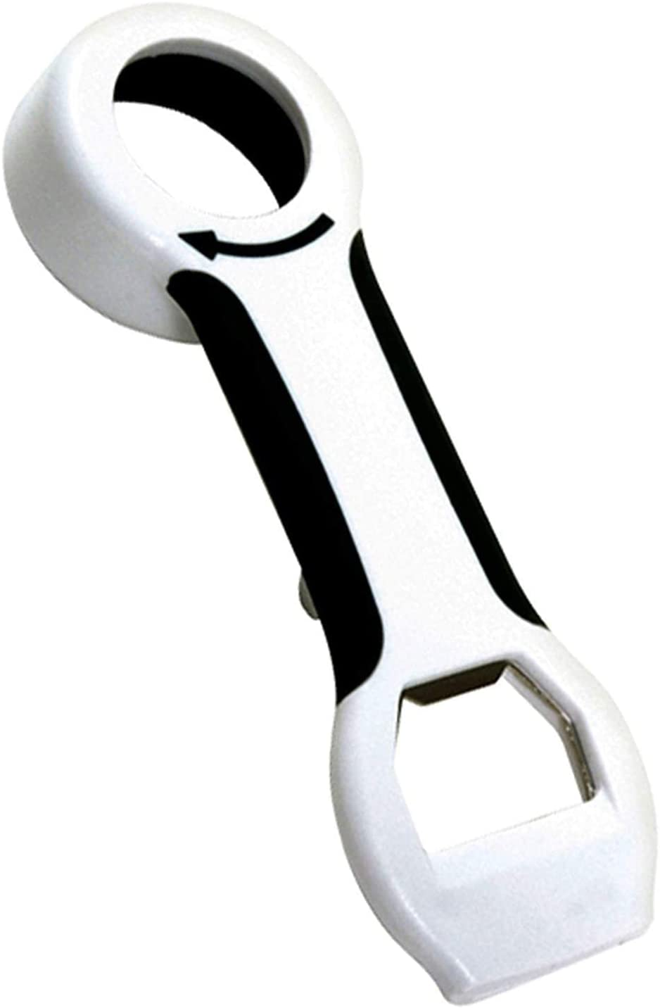 4-In-1 Grip Bottle Opener - Easily Opens Twist Caps, Bottle Caps, Canning Lids