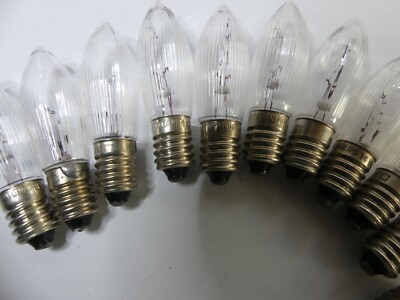 5 Riffelkerze Ersatzkerzen Spitzkerze Lampe Kerze Schwibbogen 14 V 3 W Philips