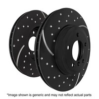 EBC Brakes GD7088 3GD Sport Geschlitzte Bremsscheiben Vorne FüR S2000 00-09
