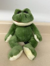Russ Berrie 13" Fraggles Plush Frog Vintage Stuffed Animal