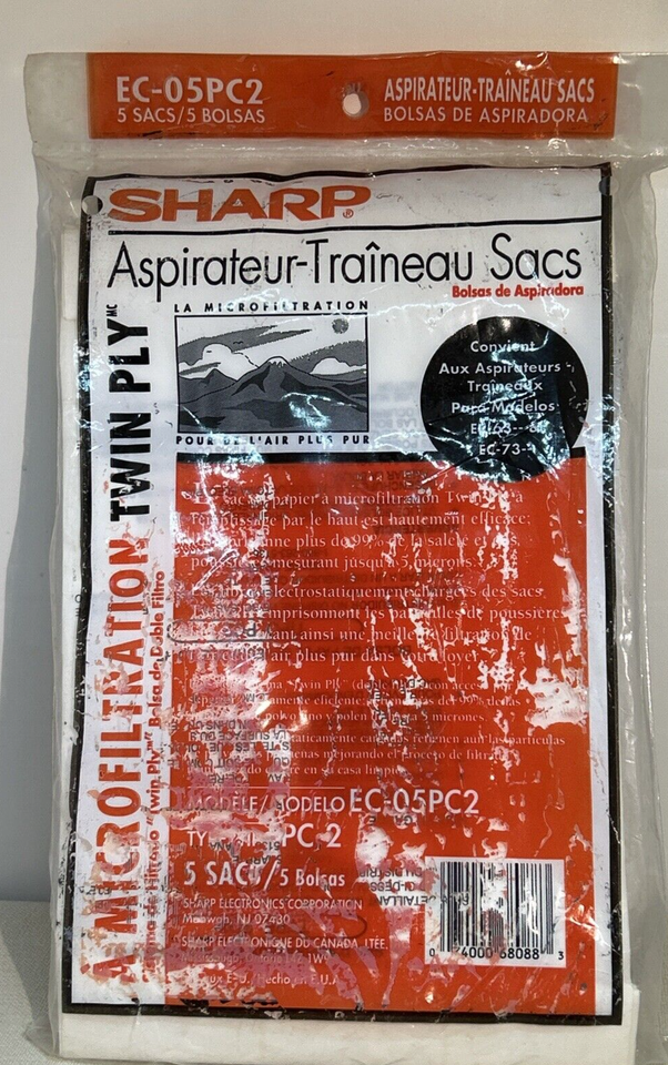 ENVIROCARE SHARP TYPE PC 2   5 BAGS IN A PACK VACUUM CLEANER BAGS   Vacuum Clean - Foto 9