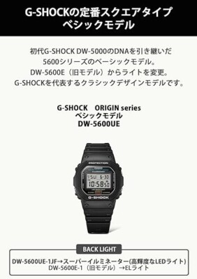 CASIO G-SHOCK DW-5600UE-1JF men's watch black F/S new japan | eBay