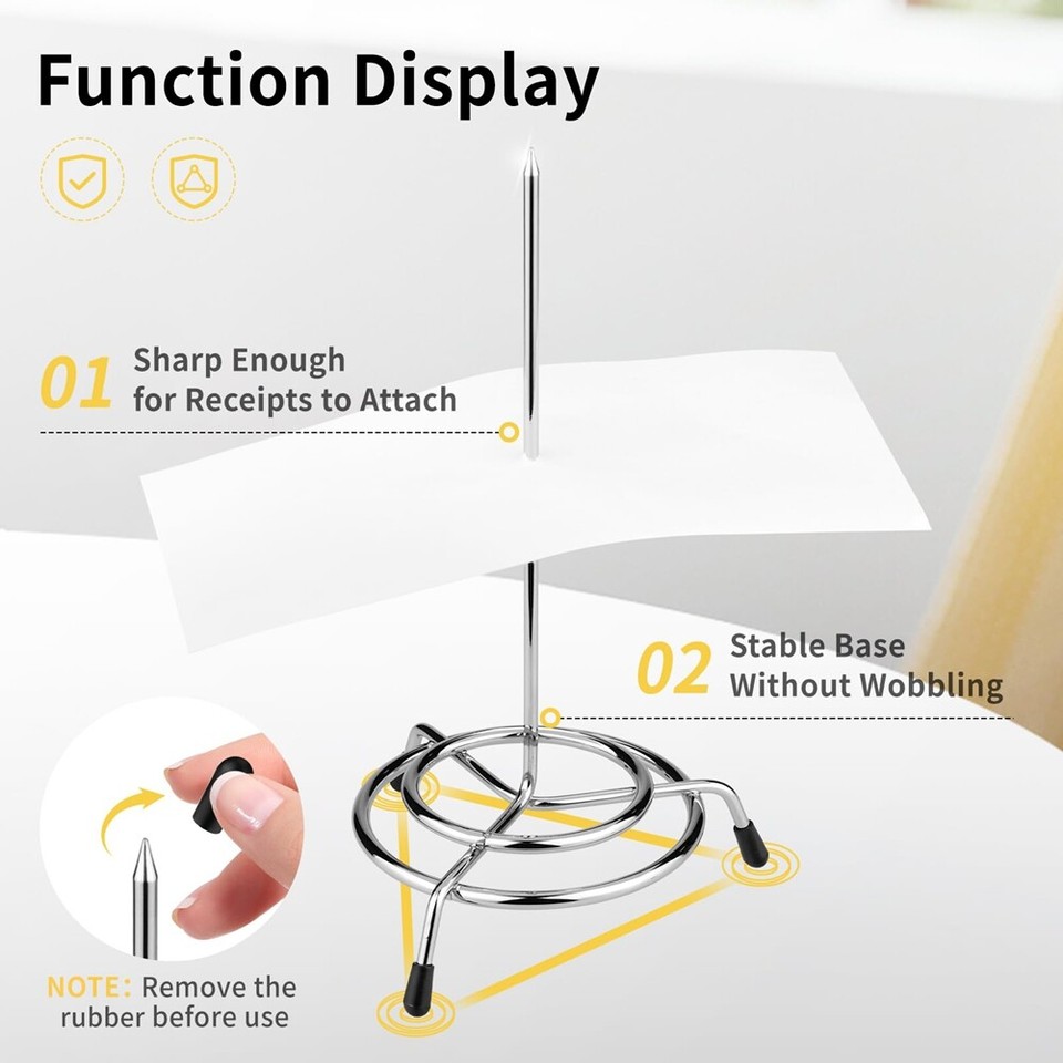 Ticket Stabber Aus Metall - Rechnungsgabel Für Restaurant & Büro