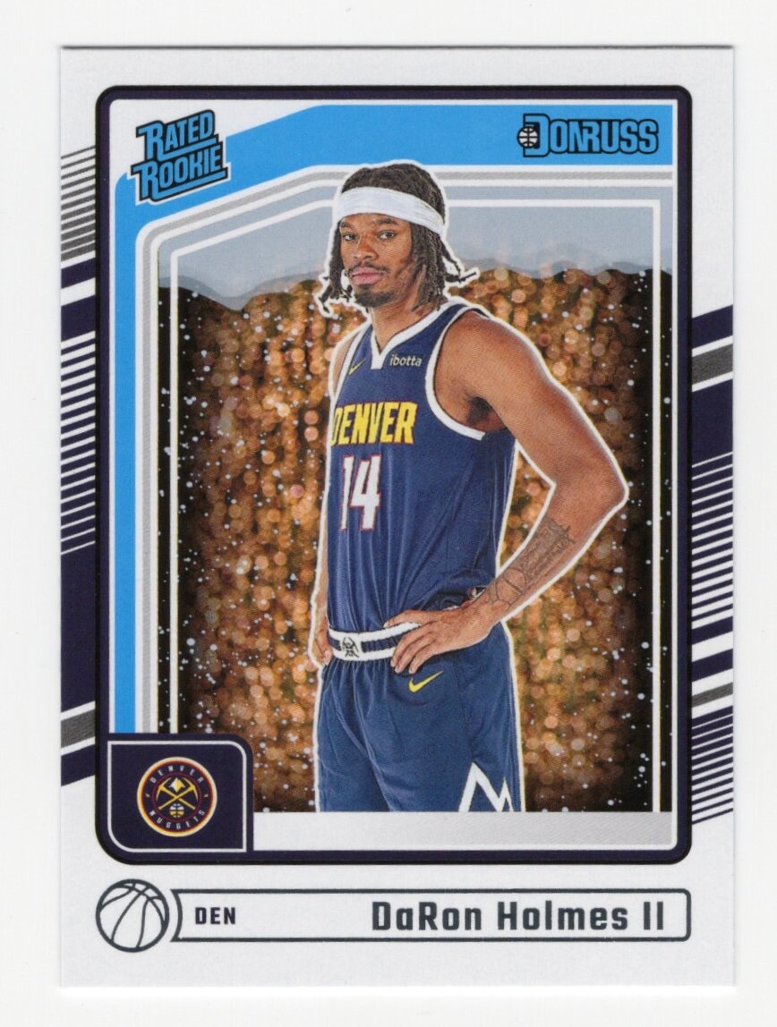 💥2024-25 Panini Donruss DaRon Holmes II Rated Rookie Winter RC #213 Nuggets