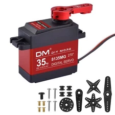 35KG Digital Servo Motor Full Metal Gear Servo with High Torque Wasse...