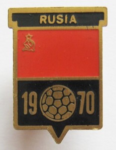 Insigne Broche émaillé – Coupe Du Monde 1970 – Football Ancien – Superbe état