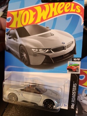 2023 Hot Wheels BMW i8 Roadster - HW Roadsters - Silver - H Case - New