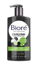 Biore Free Your Pores Deep Pore Charcoal Cleanser for Oily Skin 6.77 oz