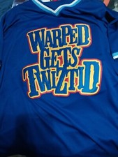 Twiztid Blue 3X Rare Warped Tour 2018 Pullover Baseball embroidered jersey ICP