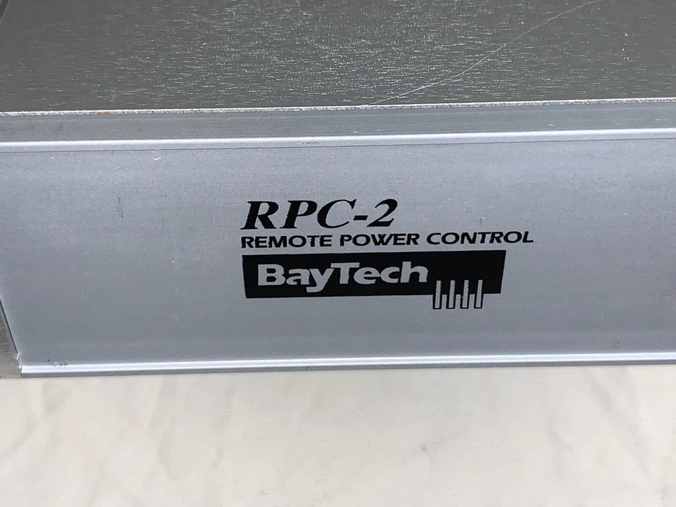 BayTech RPC-2 Rack Mount 1U 6-Outlet Remote Power Control Unit PDU - Image 2 of 4