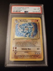psa machamp wotc holo 1995 1999 1st base edition