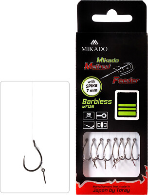 METHODE FEEDER RIG - MIT NADEL ohne Wiederhaken angeln Angelhaken 13BI