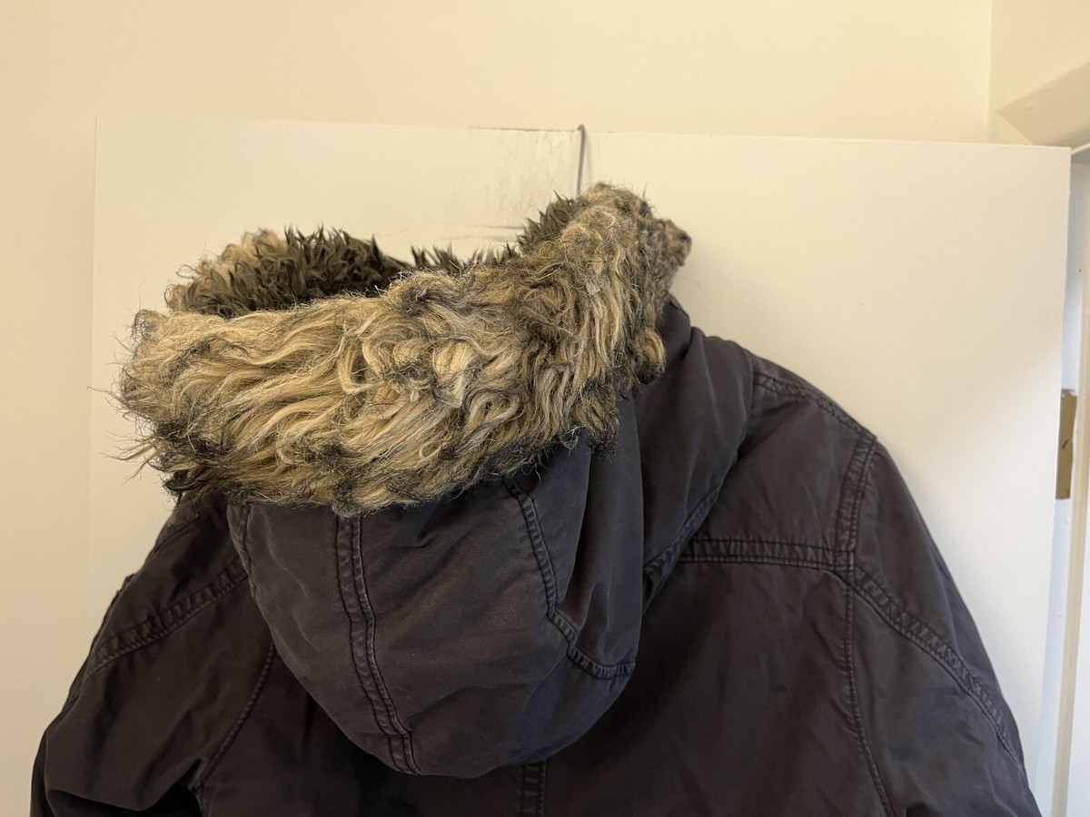 Abercrombie & Fitch Mt. Washington Jacket, Women's Size L/XL, Fur