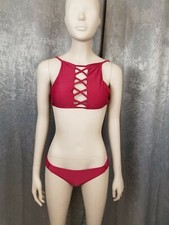 Unbranded 2 Piece Maroon Bikini