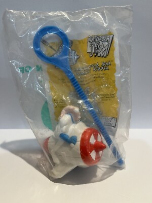 VINTAGE 1995 Taco Bell Earthworm Jim on Rocket Ripper Figure Meal Toy  SEALED