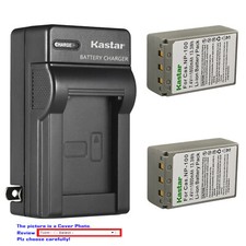 Kastar Battery AC Wall Charger for Casio NP-100L 100L Exilim Pro EX-F1BK EXF1BK