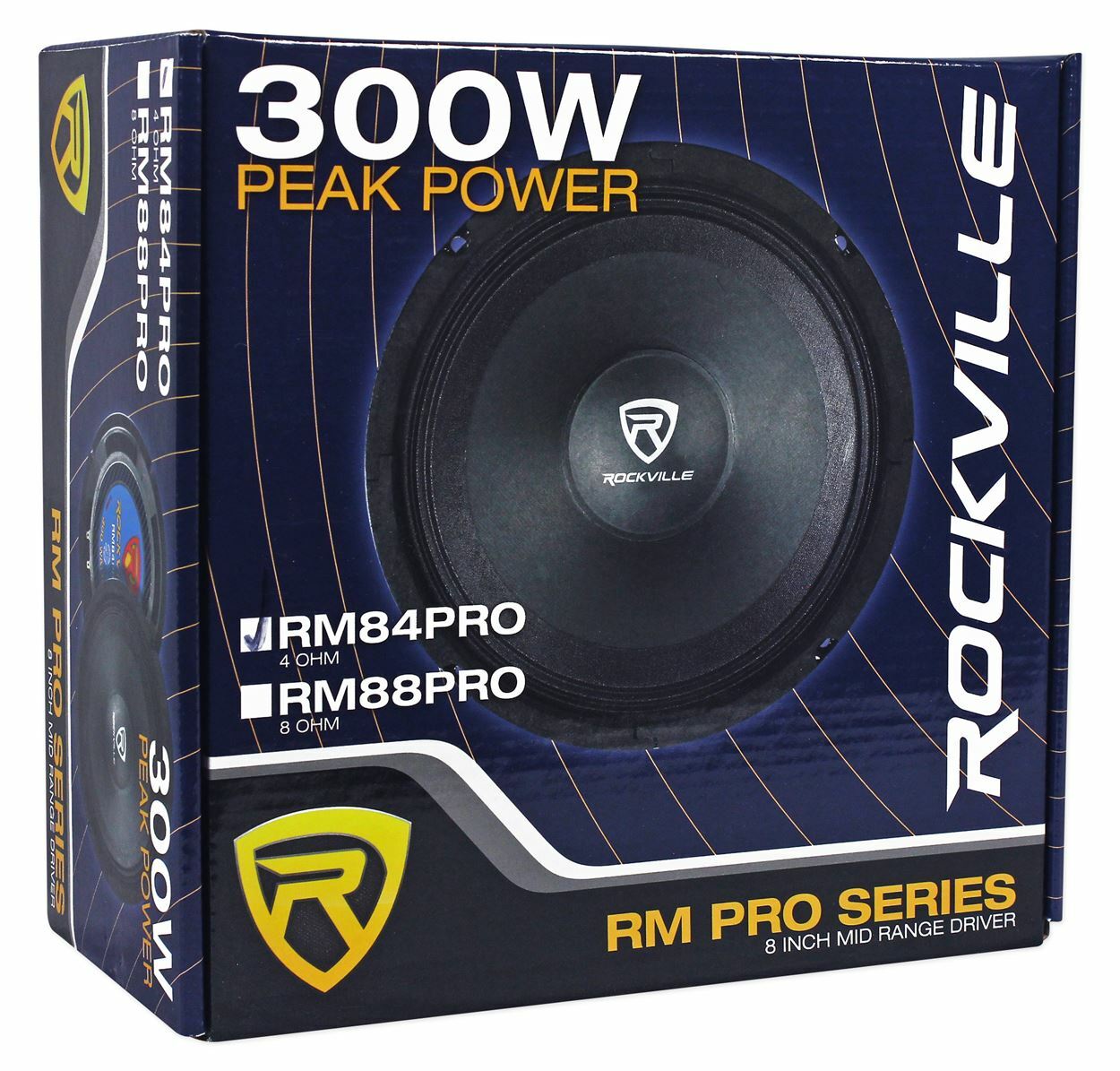 2 Автомобильные динамики Rockville RM84PRO 8 4 Ом 600 Вт SPL Среднечастотные Минибасовые