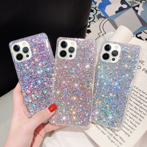 For Iphone 13 12 Pro Max 11 Xr Xs Max 7 8 Shockproof Bling Case Rubber Cover Ebay