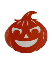 Halloween Pumpkin Face Die Cut paper piecing handmade scrapbooking Card Making