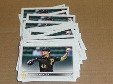 2022 Topps BASE LOT OF 60 CARDS STEVEN BRAULT PIRATES #307