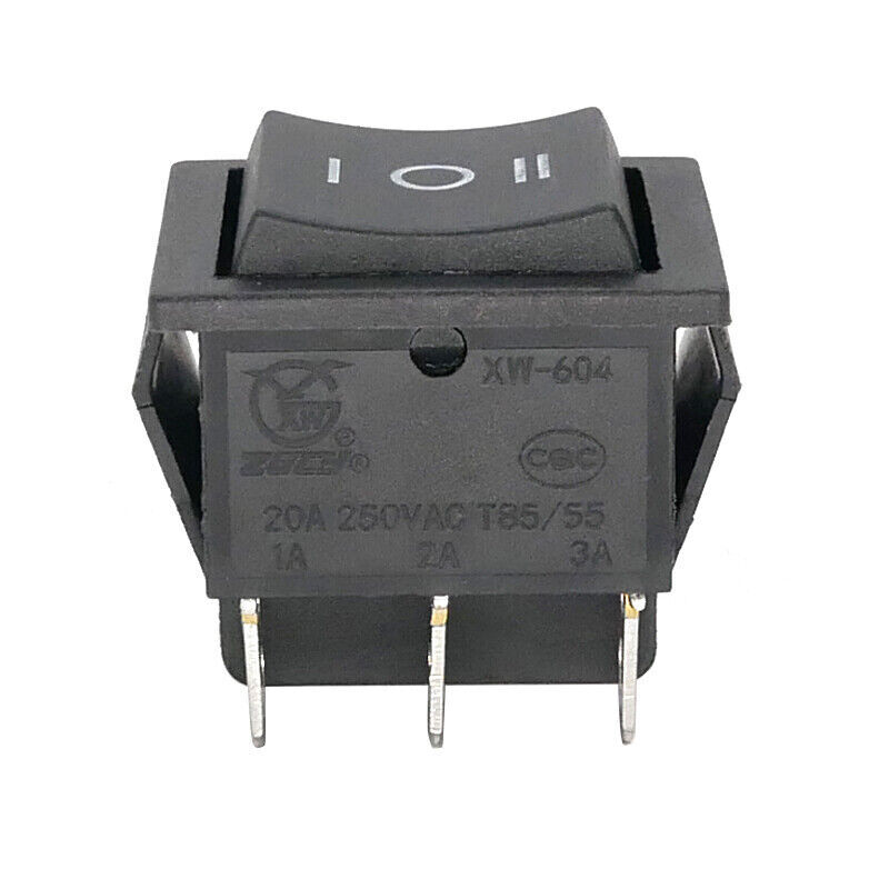 1PCS ZGCY XW-604 double momentary switch 20A 250VAC 6pin 3position