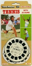 Tennis with Jo Durie 1984 Belgian-made View-Master Packet D-241 Sealed Mint
