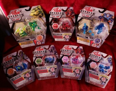 Lot of 7 - BAKUGAN Armored Alliance - 5 Collectables & 2 BAKU-GEAR - NEW