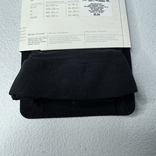 Old Navy Girls Tights Size Medium 40-53 lbs Black 1 Pair New - Picture 3 of 5