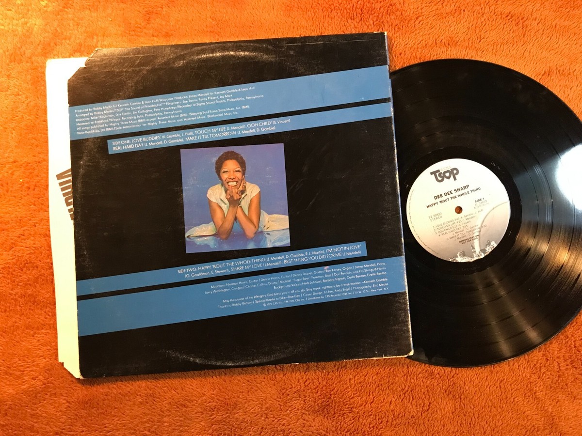 DEE DEE SHARP happy 'bout the whole thing U.S. TSOP LP 1975 PZ