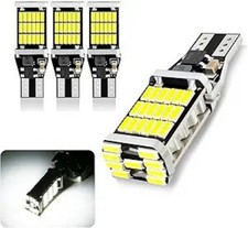 4 PCS 921 912 T15 W16W 4014 45SMD LED Reverse Light Bulbs, 6000K White CANBUS, 3