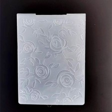 1PC Rose Flower Background Embossing Folder for Card Making Floral DIY...