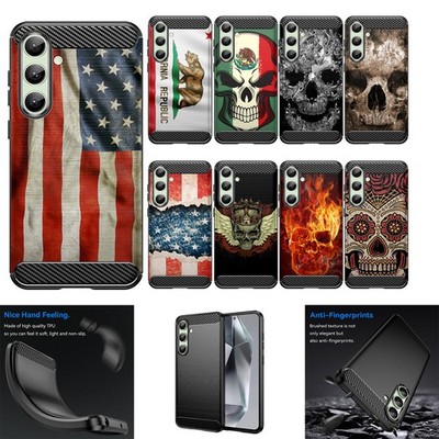 Case For [Samsung Galaxy S25 FE][Flex TPU Fiber SET1] Slim Flexible Shock