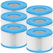 6 Pack Type VI Hot Tub Filters Cartridge Replace for Saluspa Hot Tub Lay-Z-Spa