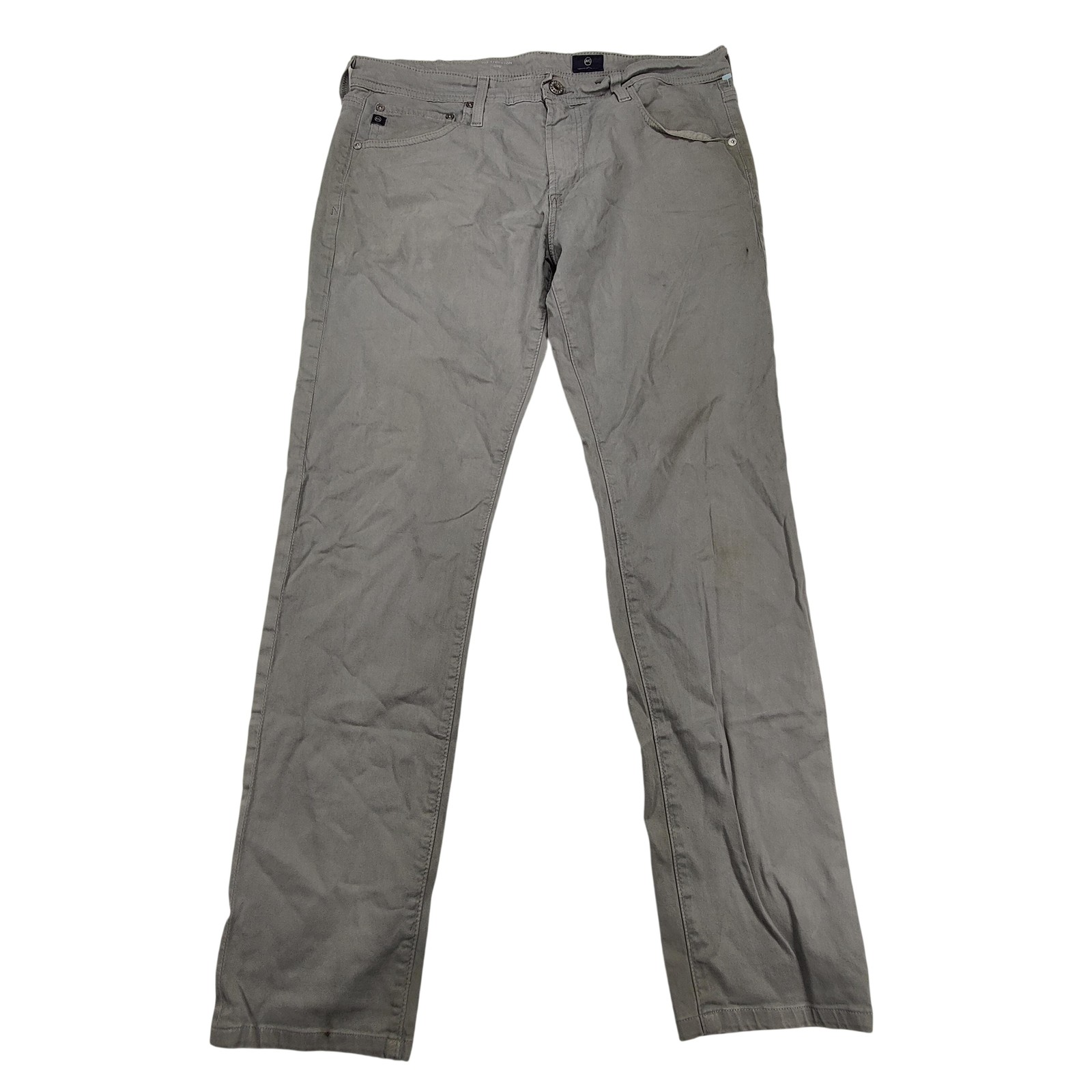 AG Adriano Goldschmied The Stockton Jeans Mens 36x30 Gray Skinny Stretch Denim