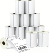 12 Rolls 4x6 Thermal Shipping Labels for DYMO 4XL 1744907 Perforated