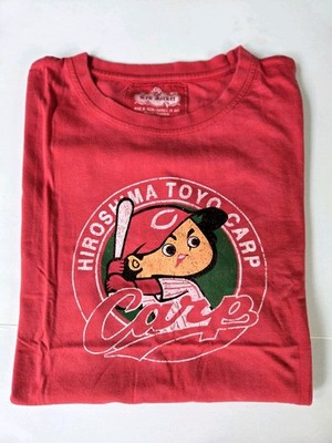 Hiroshima Toyo Carp Baseball Team Shirt Size L Red Jacket