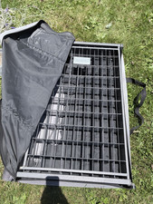 Retriever 36in Folding Steel Dog Crate Cage, Medium, Carry Bag