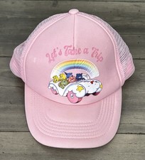 CARE BEARS LET S TAKE A TRIP PiNK TRUCKER BASEBALL CAP