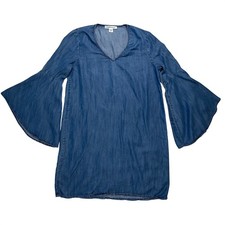 Karen by Karen Kane Bell Sleeve Denim Dress size Medium