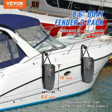 Boat Fenders, 8.6" x 16" Dock Bumpers - Marine EVA Boat Dock Fender Bumper with
