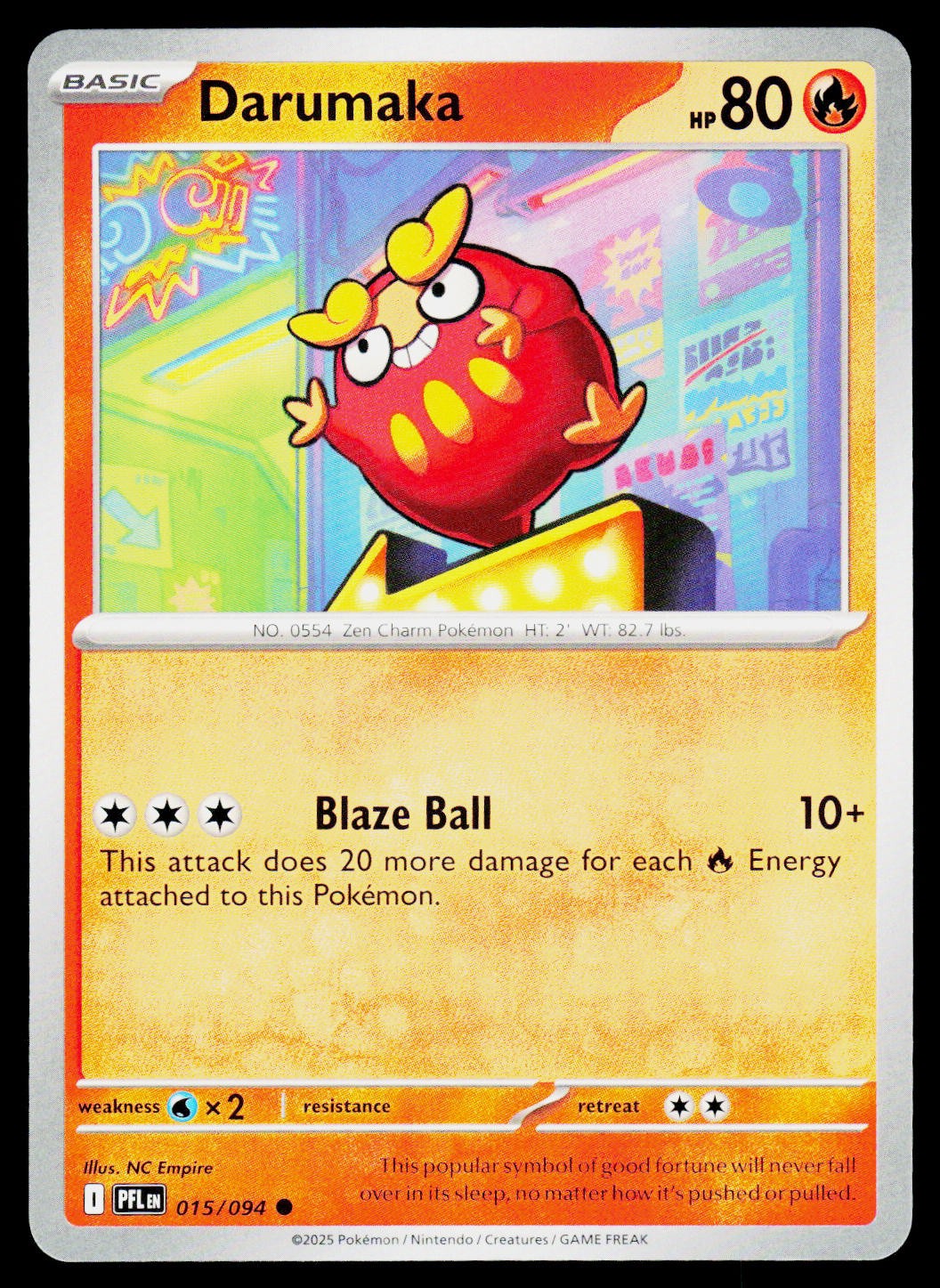 Darumaka #015/094 ME02: Phantasmal Flames