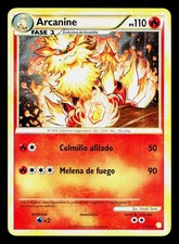 Arcanine 1/123 Holo Rare HeartGold & SoulSilver Pokemon Near Mint Spanish on eBay